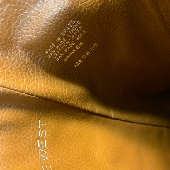 Nine West Romnee Cognac Cowboy Boots - Picture 4 of 4